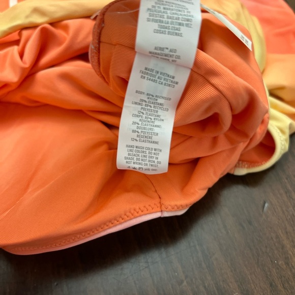 Aerie One Shoulder Swimsuit Size Medium Full Coverage Modest Beach Pool Summer - Picture 10 of 16